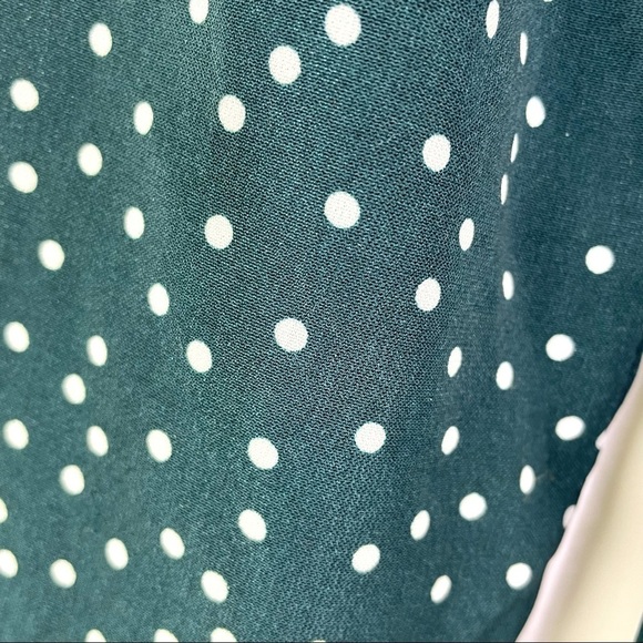 Showpo Green Spot Get the Point Mini A-Line Dress - Picture 8 of 10